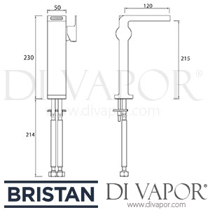 Bristan EXD TBAS C Exodus Tall Basin Mixer (without Waste) Spare Parts
